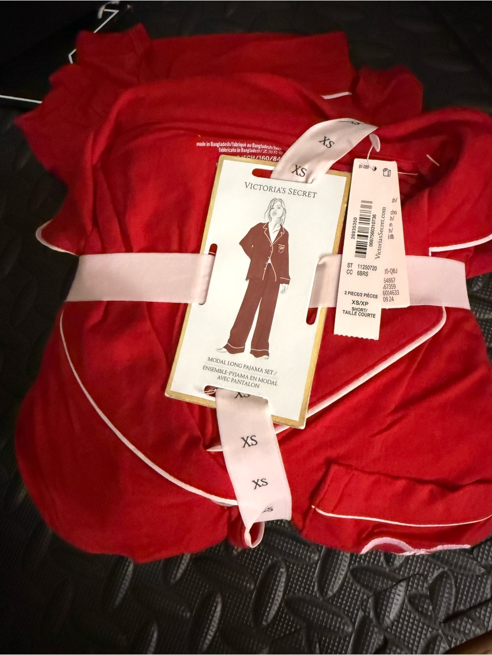 Victoria's Secret Red Modal Long Pajama Set - XS